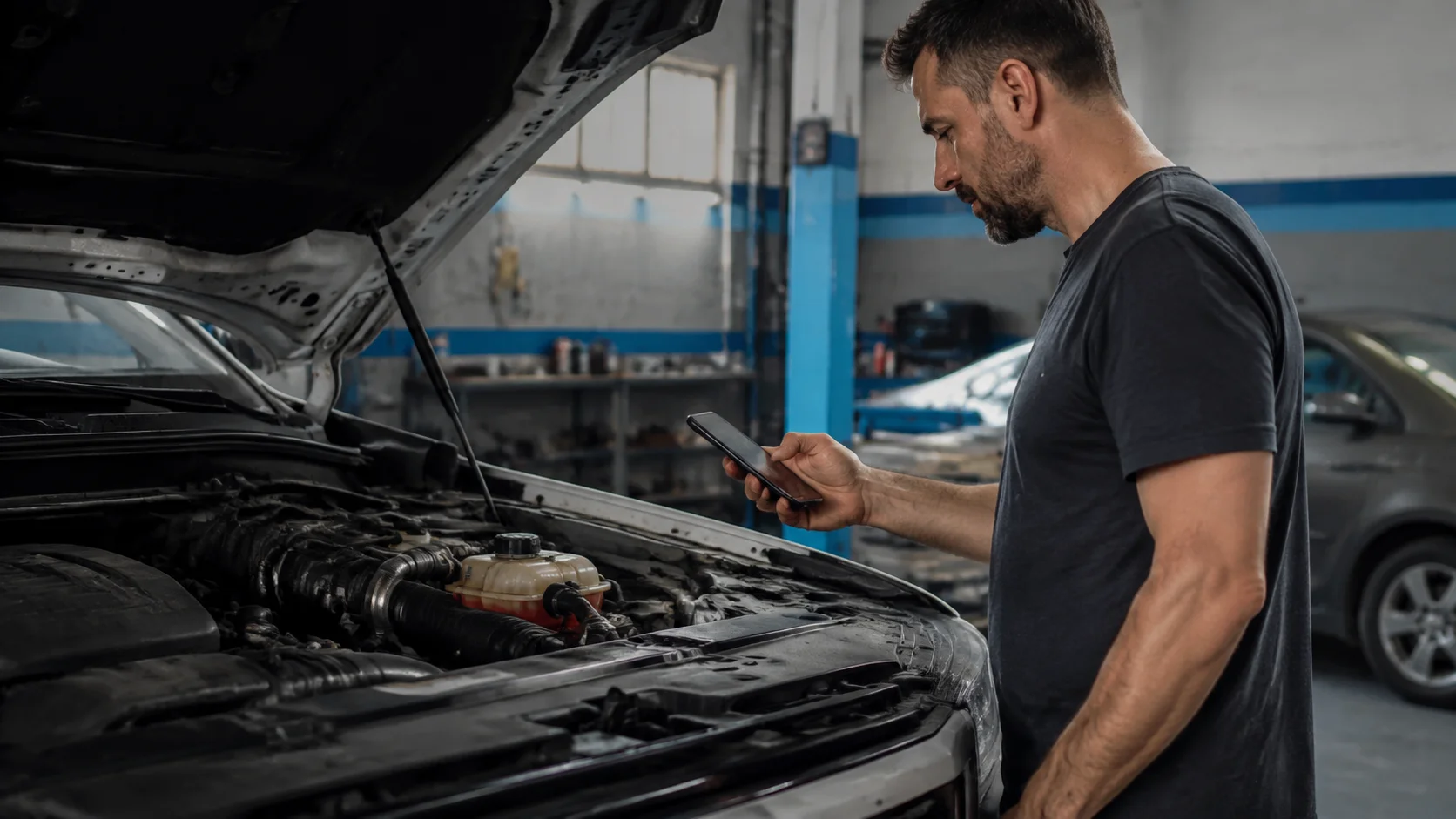 Motor con temperatura alta: registro y asistencia para una flota