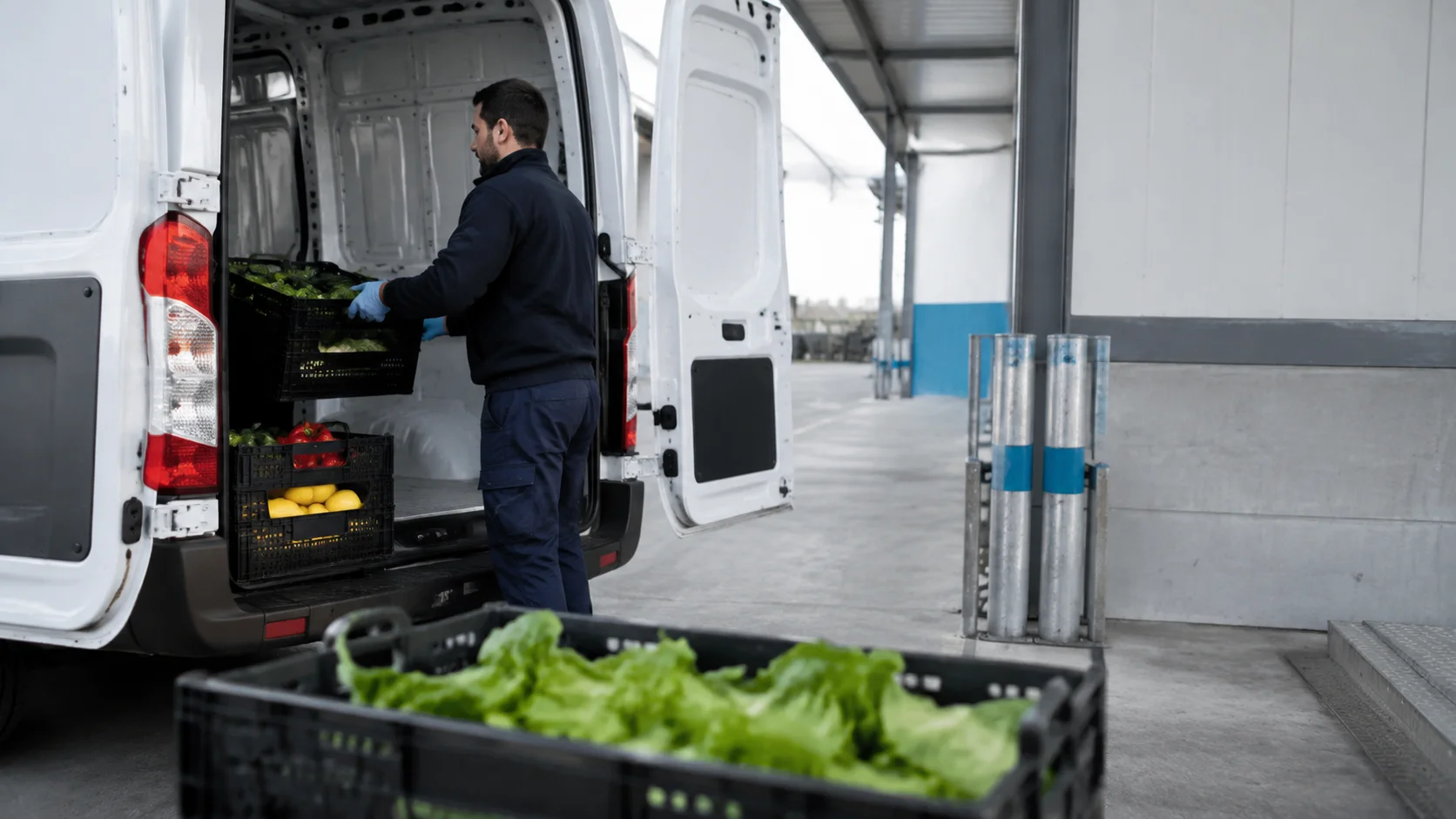 Chofer que descarga alimentos: cuándo revisar si necesita carnet de manipulador