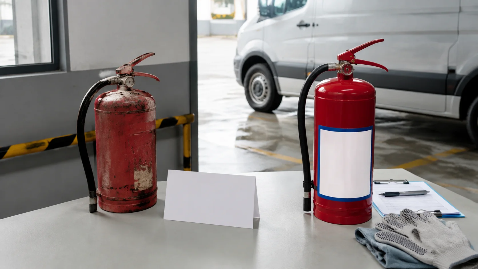Qué hacer después de usar el matafuego de un vehículo