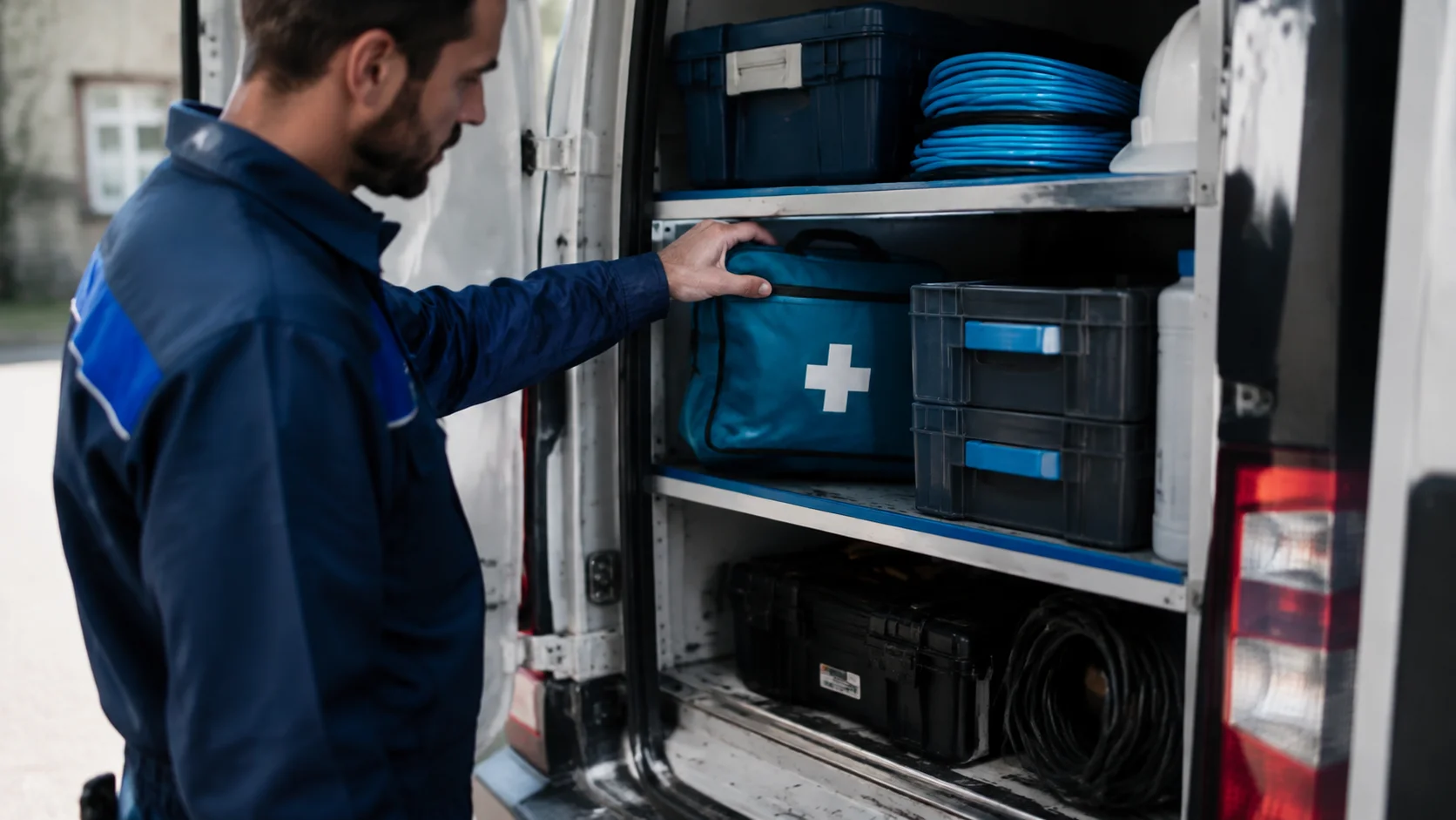 Dónde guardar el botiquín y el equipo de emergencia