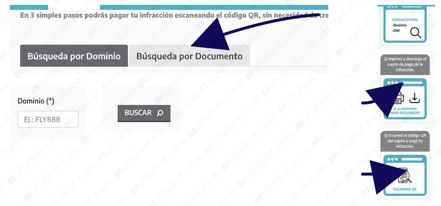 InfraccionesBA para consultar fotomultas de la Provincia de Buenos Aires por patente o documento